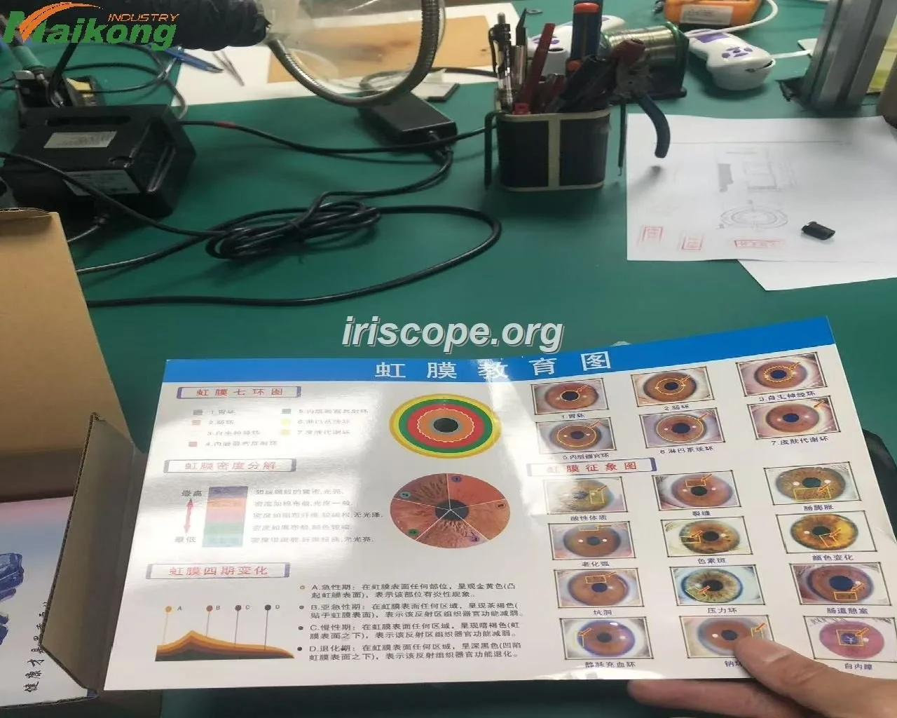 Portable iriscope setup for mobile wellness visits in the UK — iridology camera facotry customer  (15).jpg